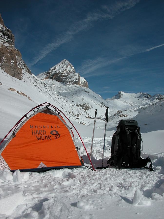Le roc du fond depuis l'entrée du vallon Tenn de Rhêmes