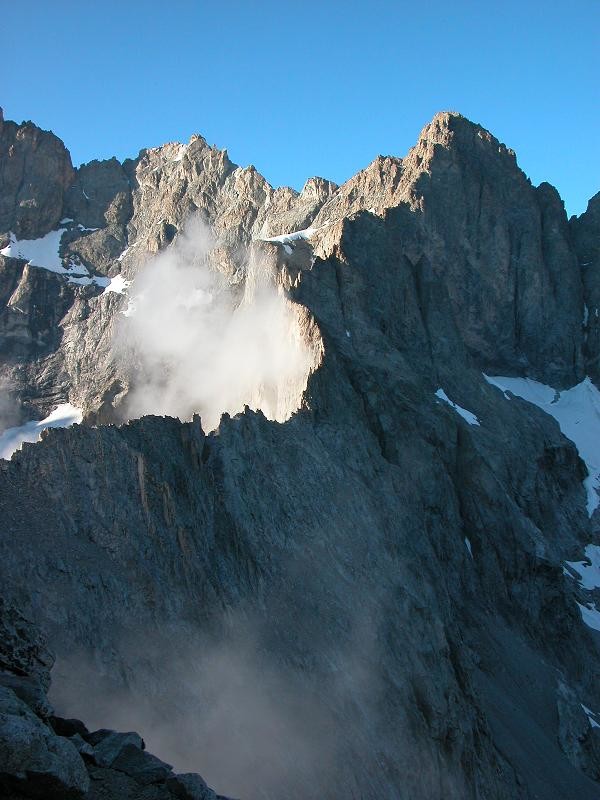 Les crêtes vers le Pic Gaspard
