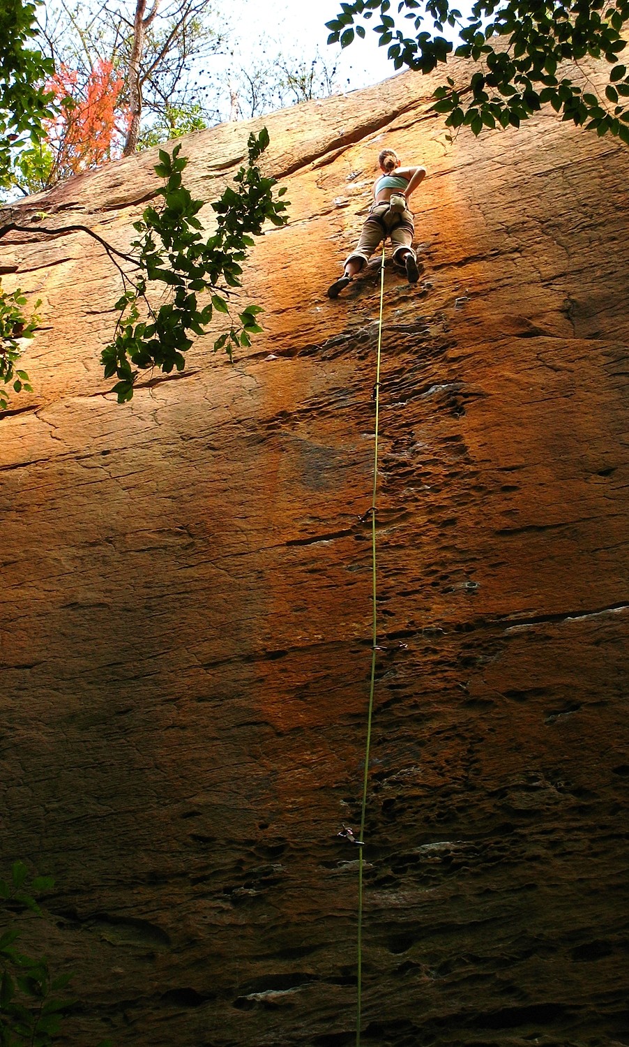 Orange Juice (5.12c), Funk-Rock City, Red River Gorge, USA