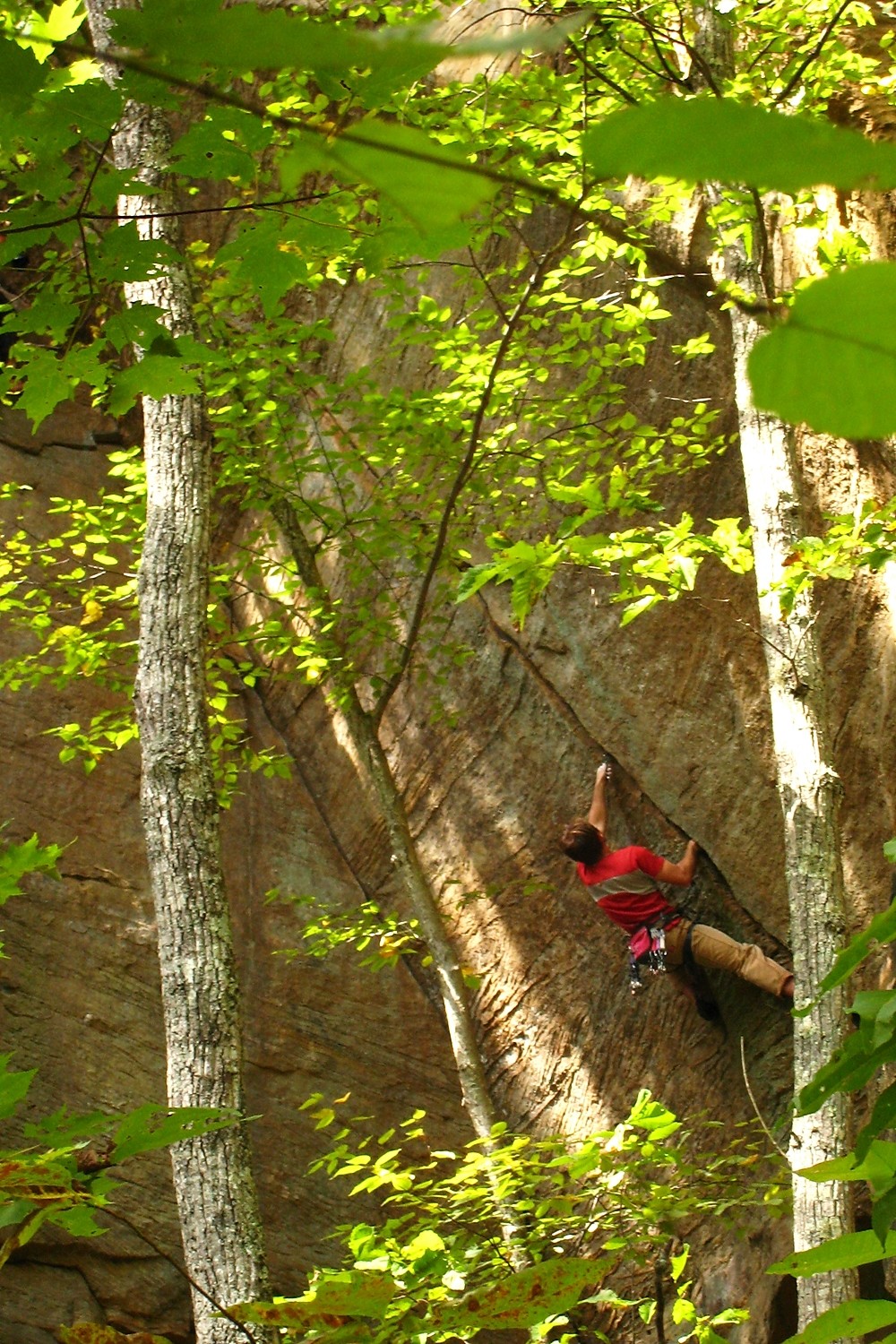 Welcome to Ole Kentuck (fissure en 5.13 trad!!!), Pebble Beach, Red River Gorge, USA