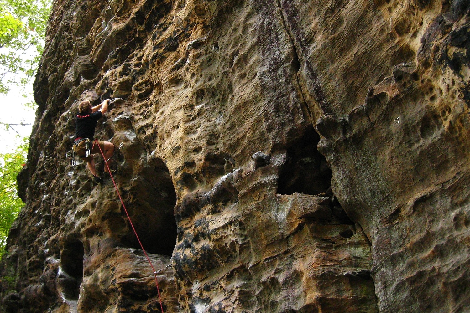 Green Horn (5.11), Solar Collector, Red River Gorge, USA