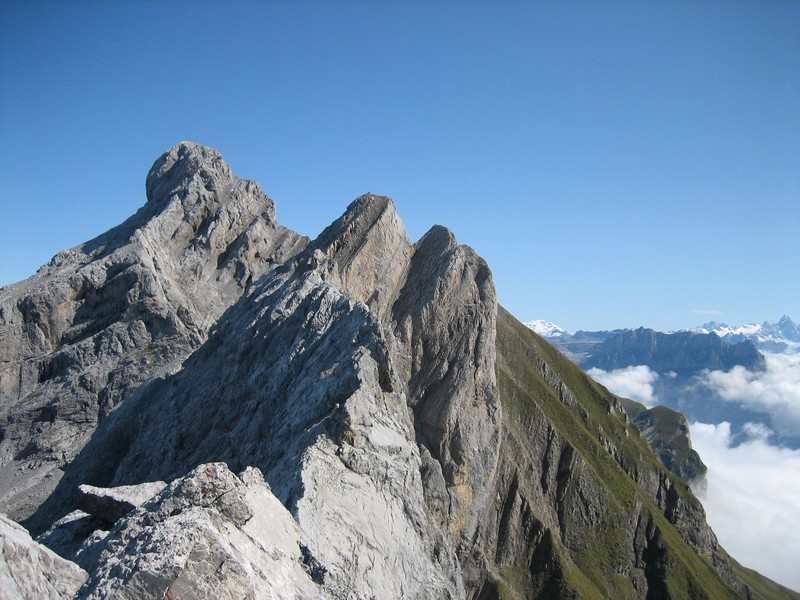 Pointe Percée, pointe des Verts