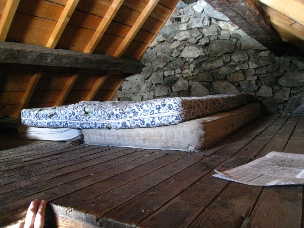 Cab du Taus, la chambre des enfants, sous les combles !