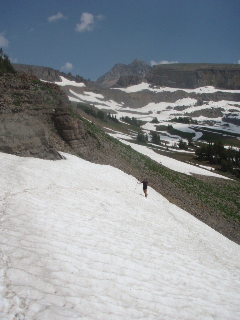 Arrivée à Fox Creek Pass