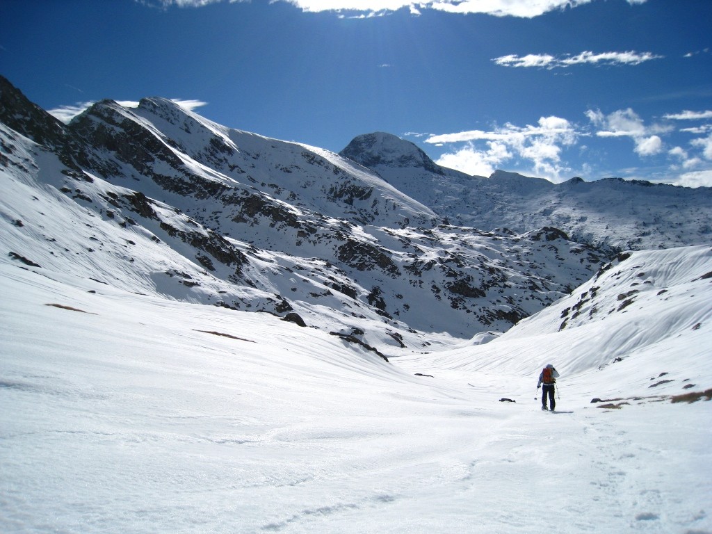 Les sommets des montagnes de Haute Serre... superbes!