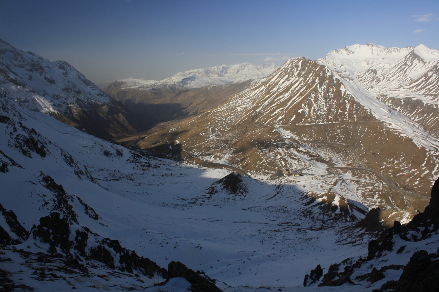 De la brèche des Clochettes, vers le Col du Lautaret