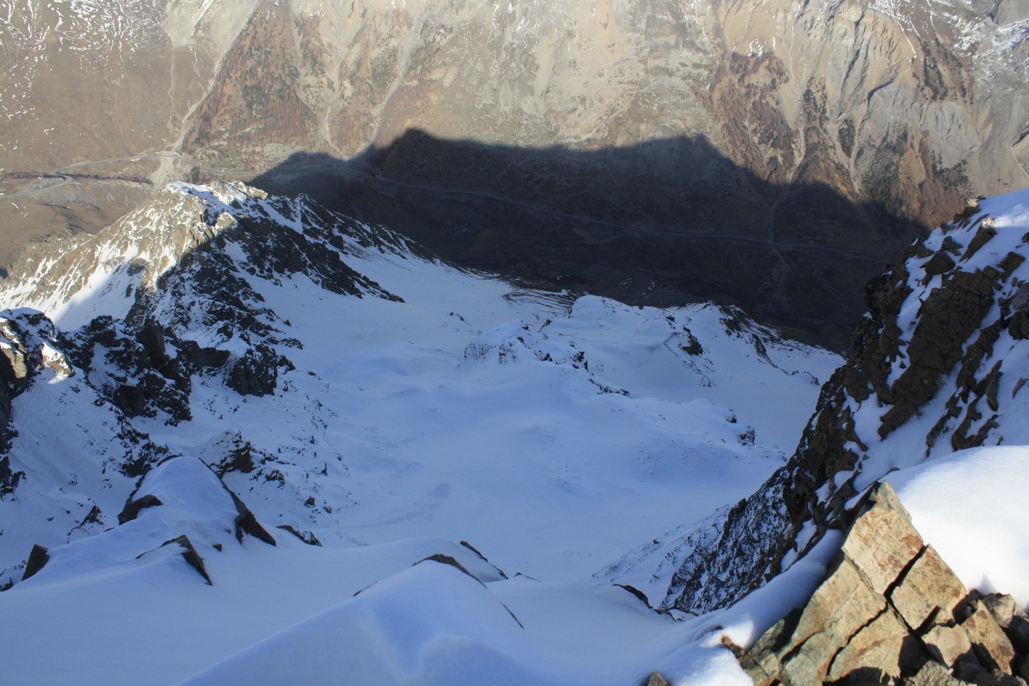 Plongeon sur le Vallon de la Liche...