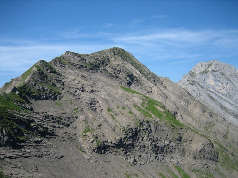 Pécloz et Armenaz depuis la crête