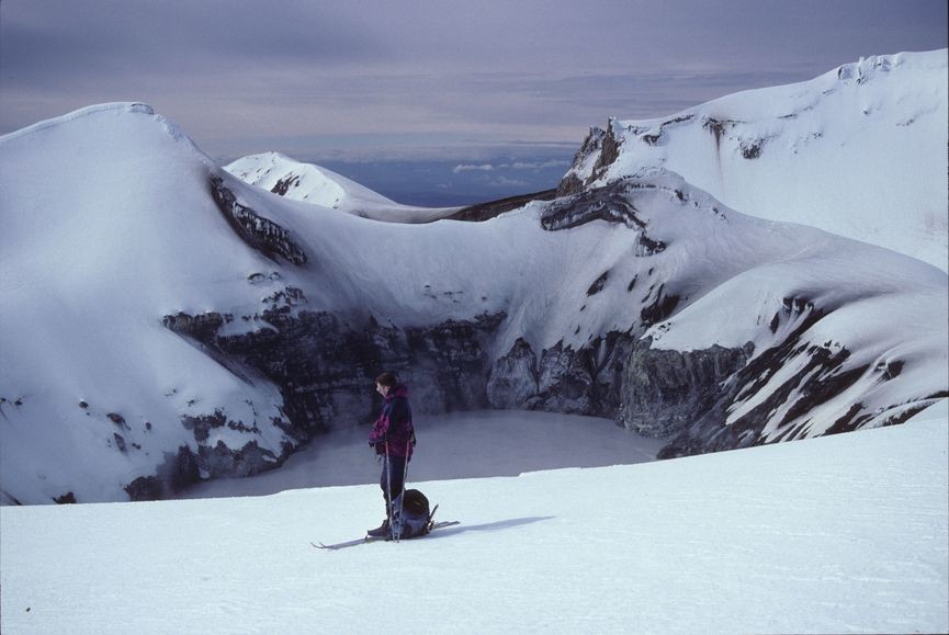 Le cratère du Ruapehu