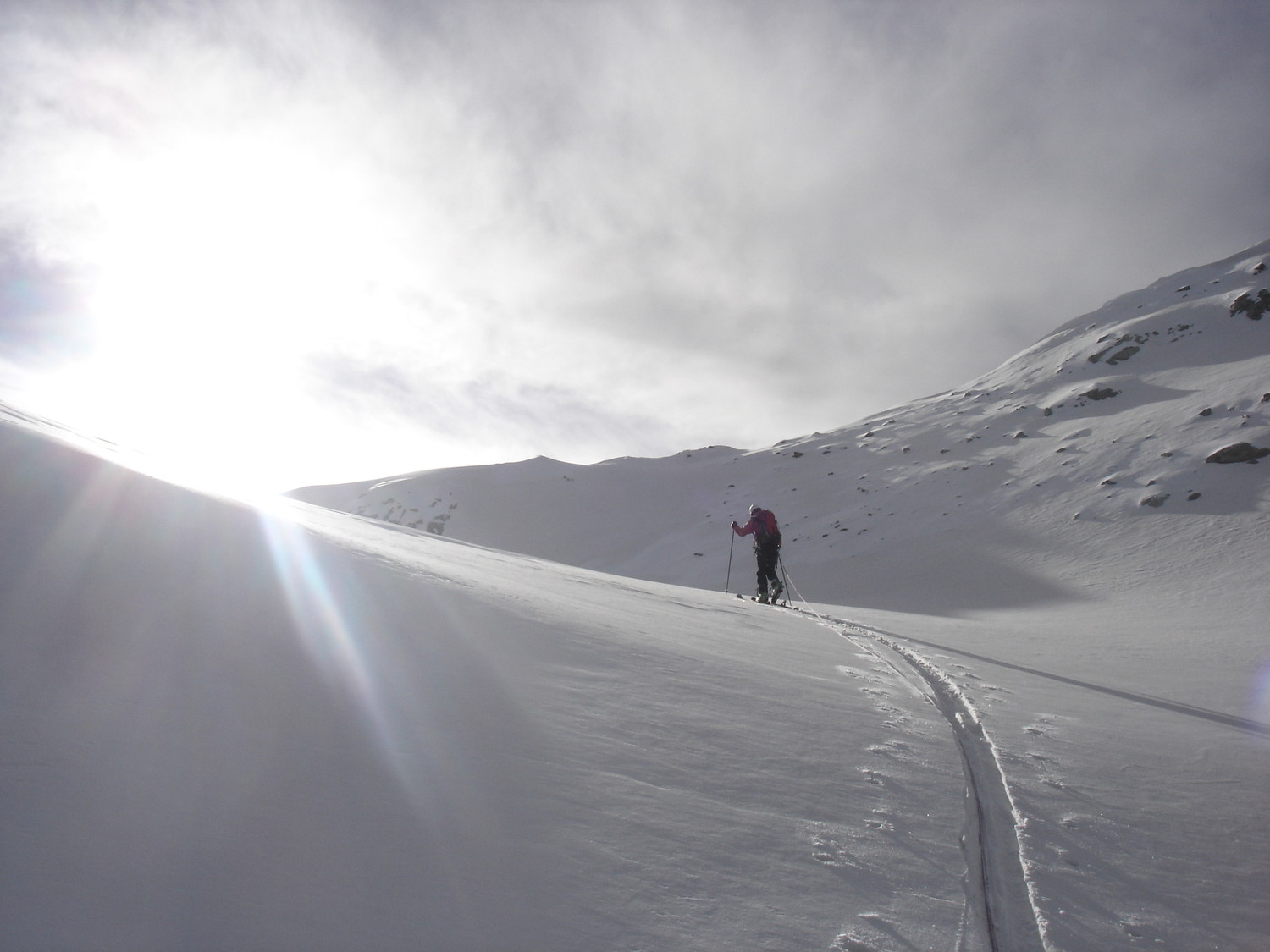 Arrivée au col du saye
