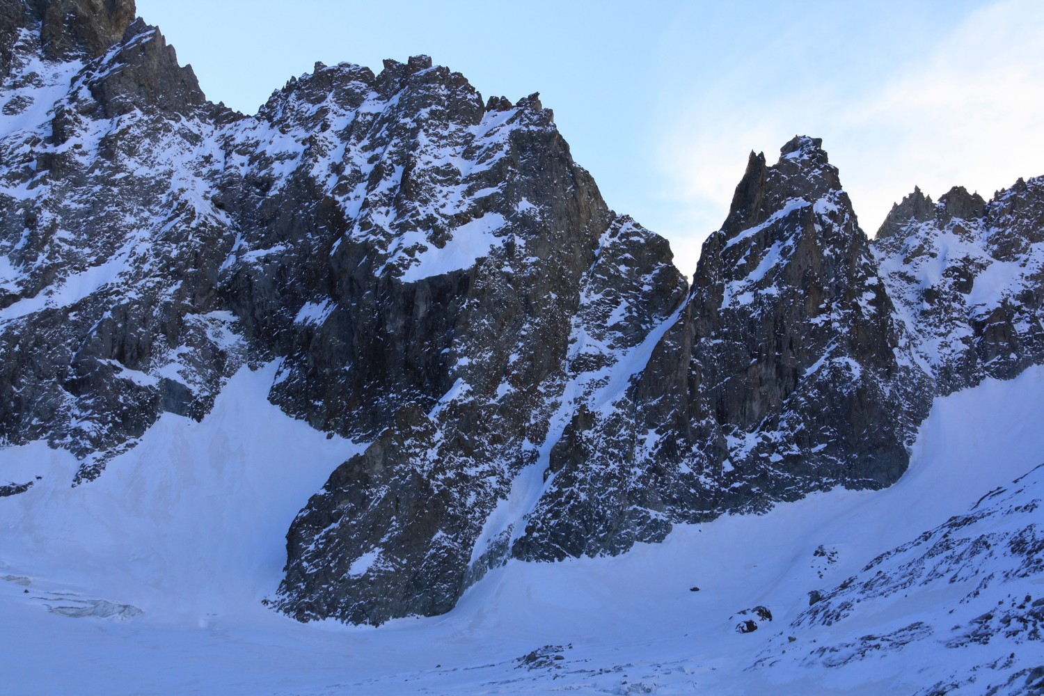Le Col de Coste Rouge, versant E