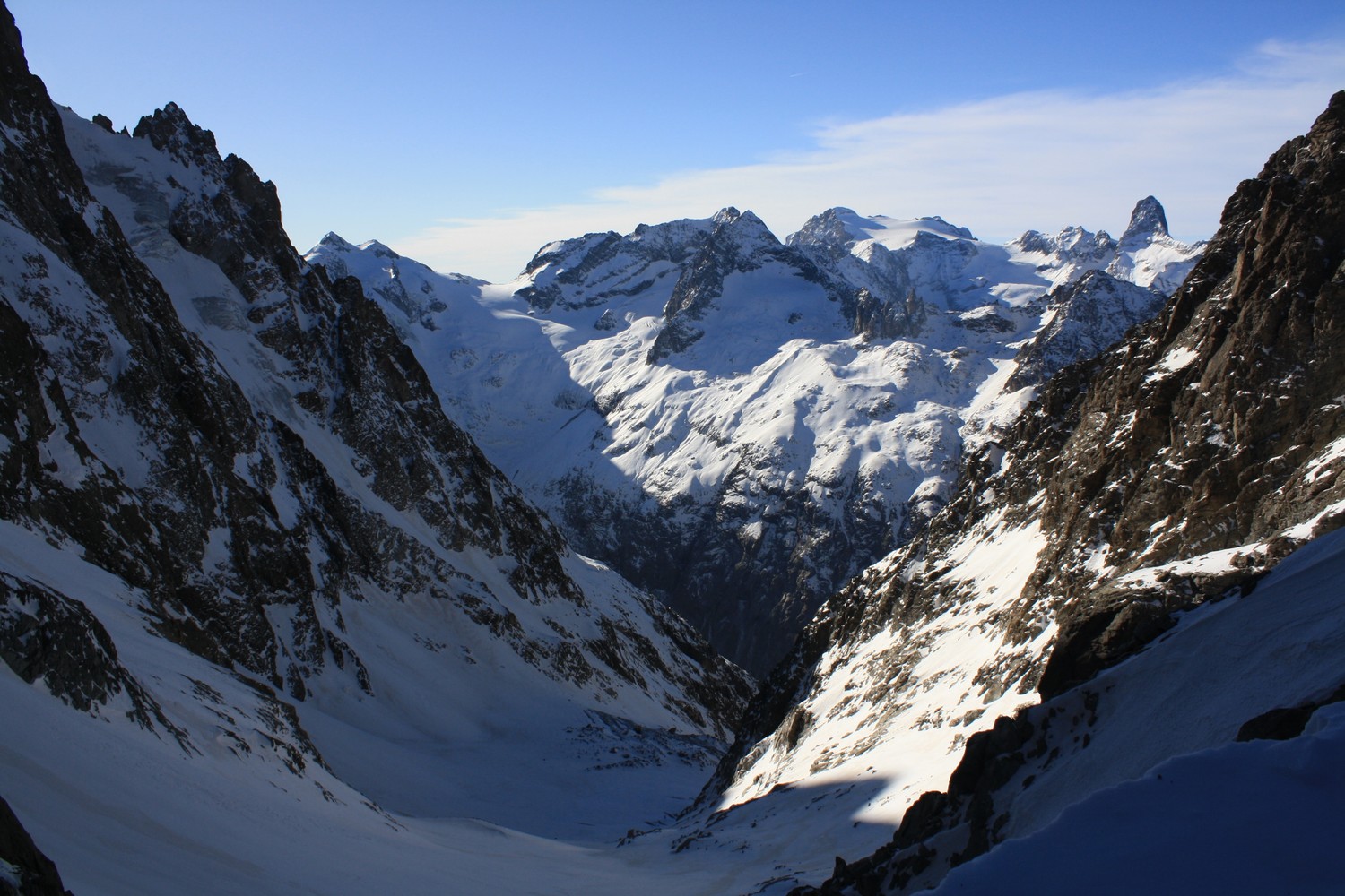 Du Col de Coste Rouge, vers l'W-SW