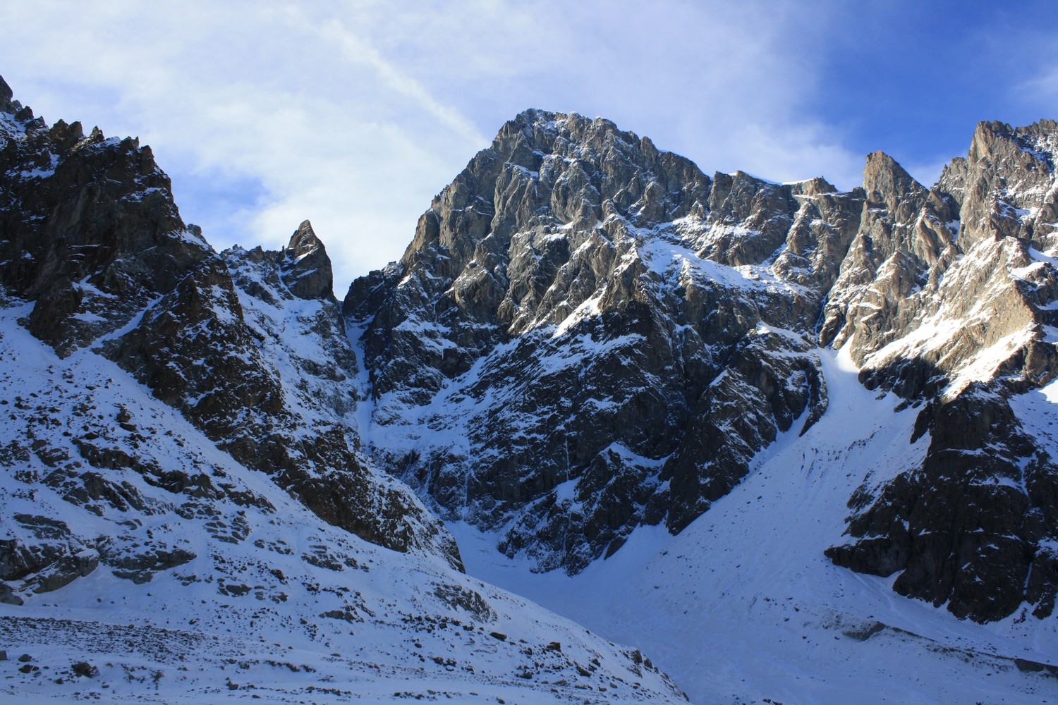 Barre des Ecrins, Col des Avalanches et Fifre