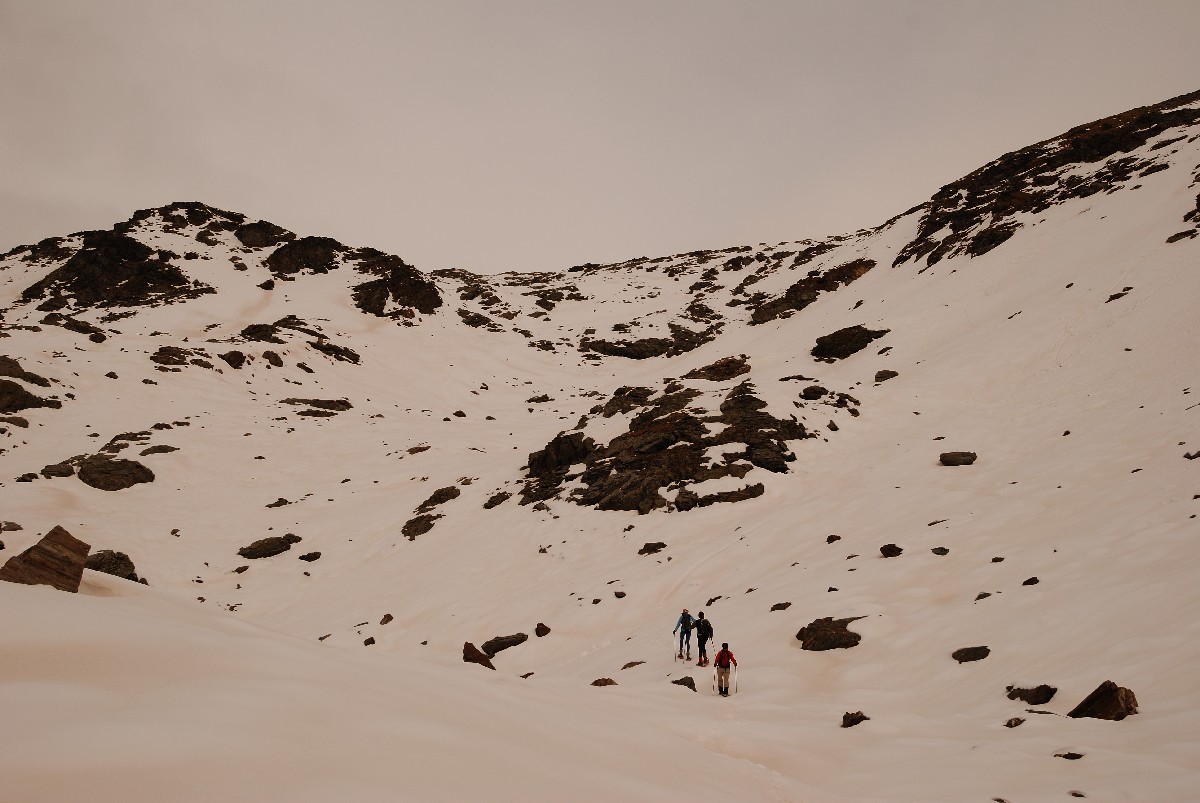 Pointe de la Foglietta (2930m), pentes sommitales
