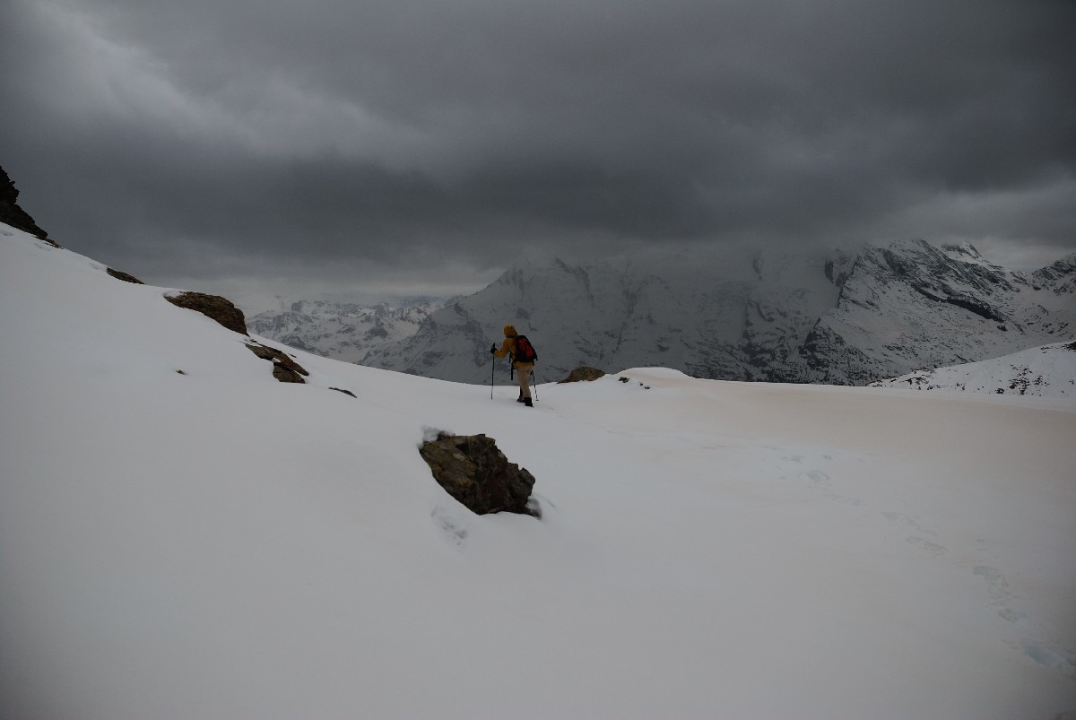 Descente de la Pointe de la Foglietta, vers 2600m