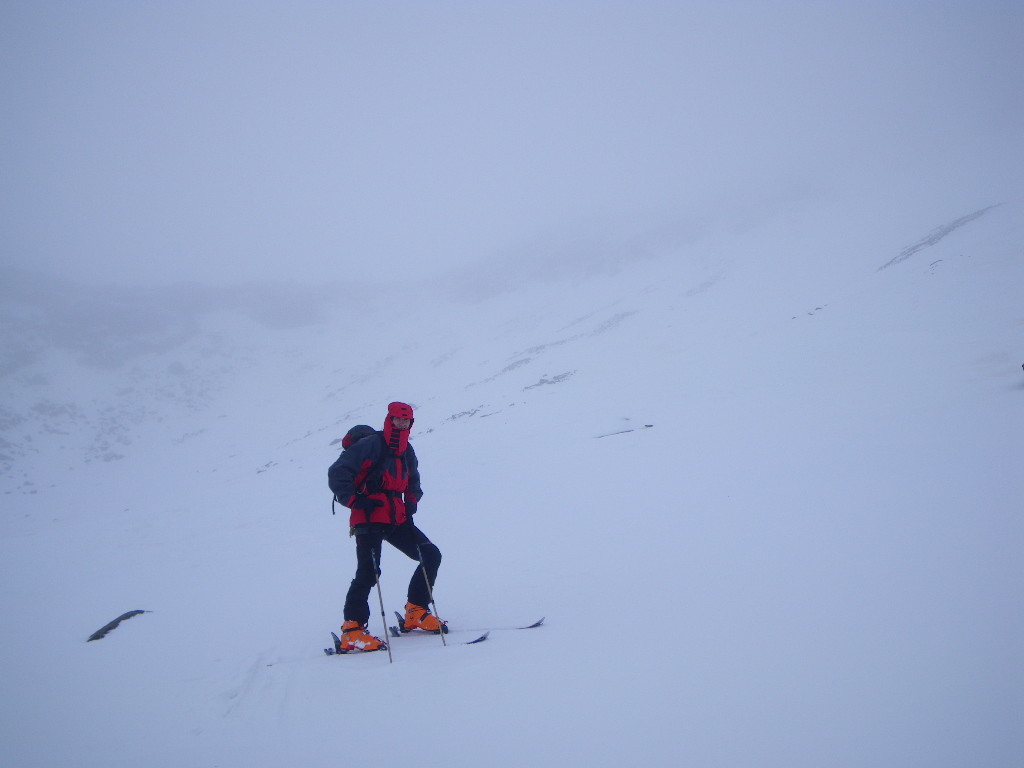 Yann sous l'arete