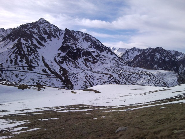 Vue sur le versant nord