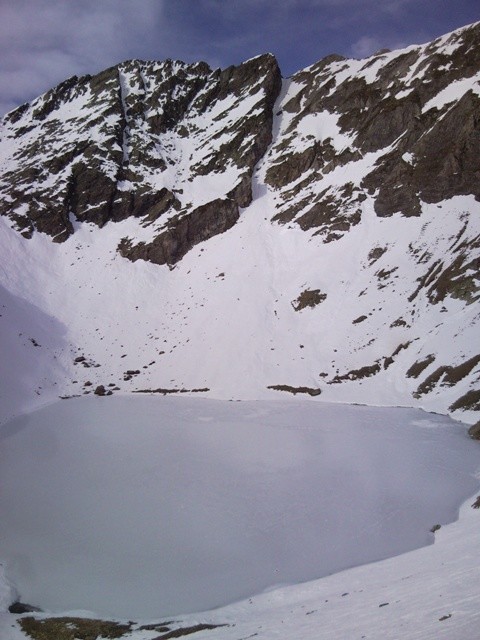 la lac d'oncet glacé