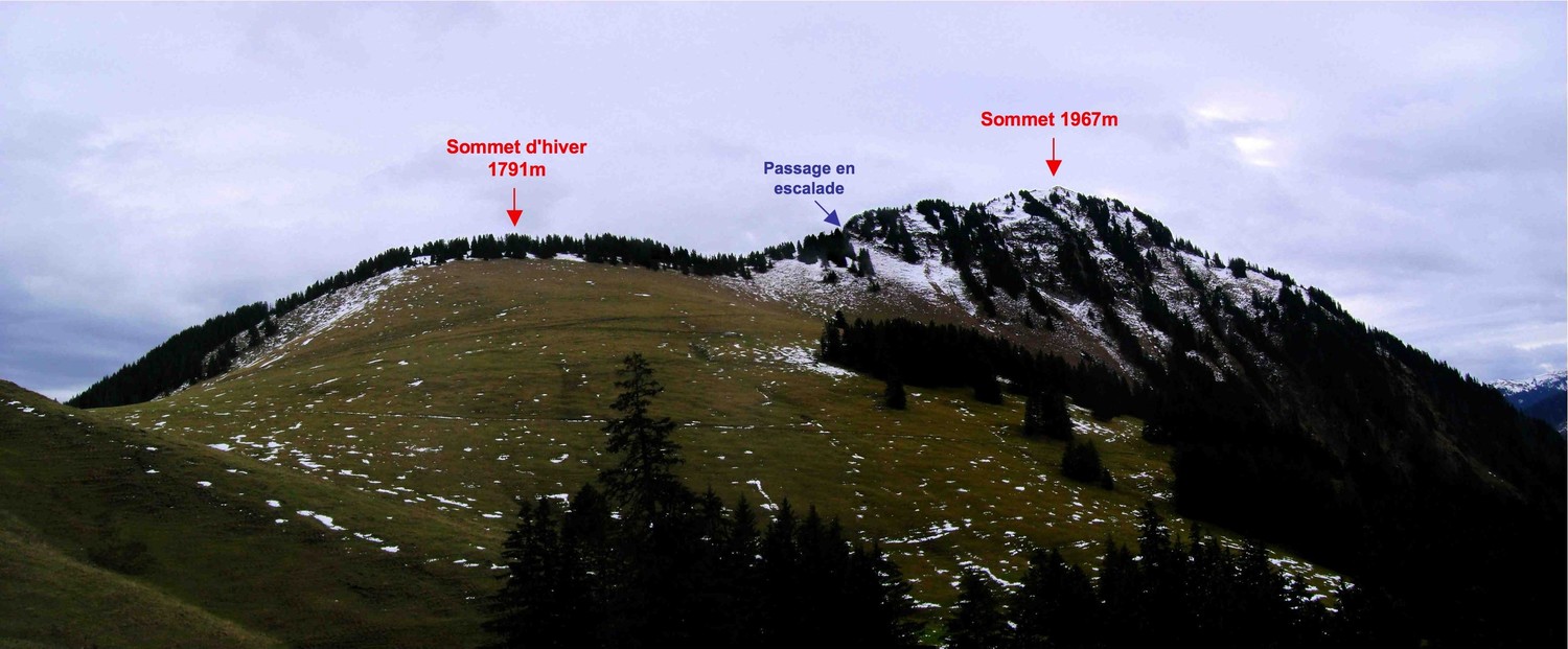 Dent de Corjon (face W)