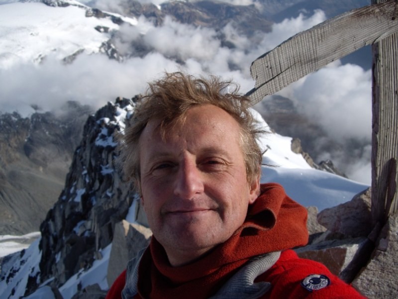 Au sommet de la Dent Parrachée
