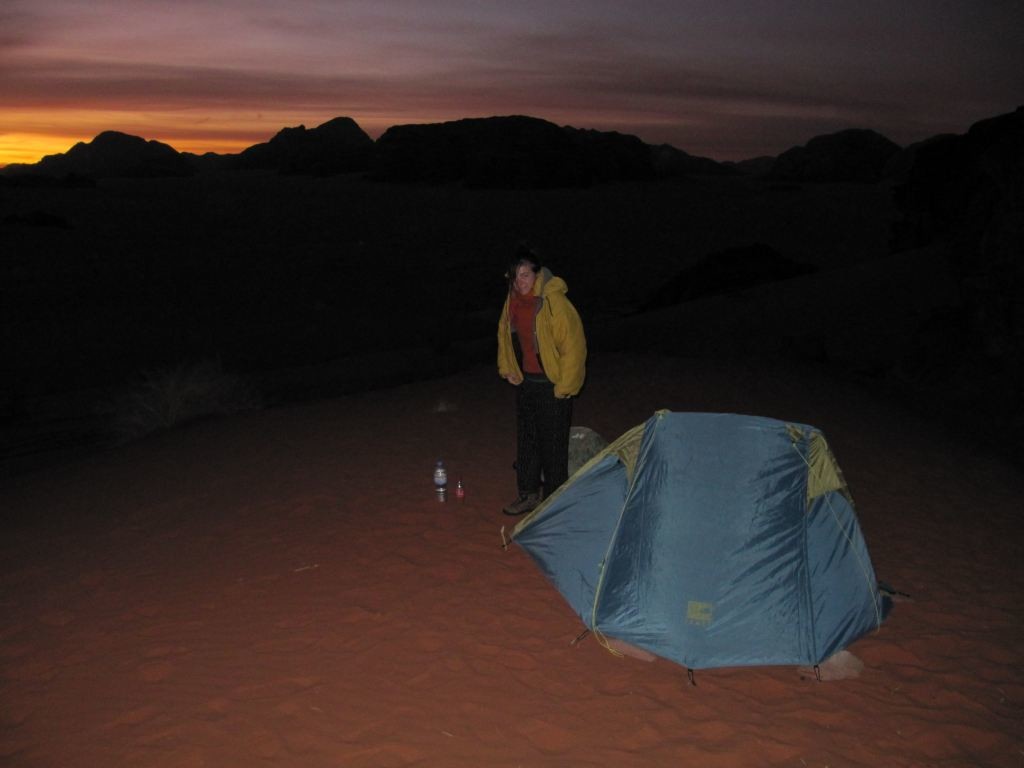 Bivouac au wadi Rum
