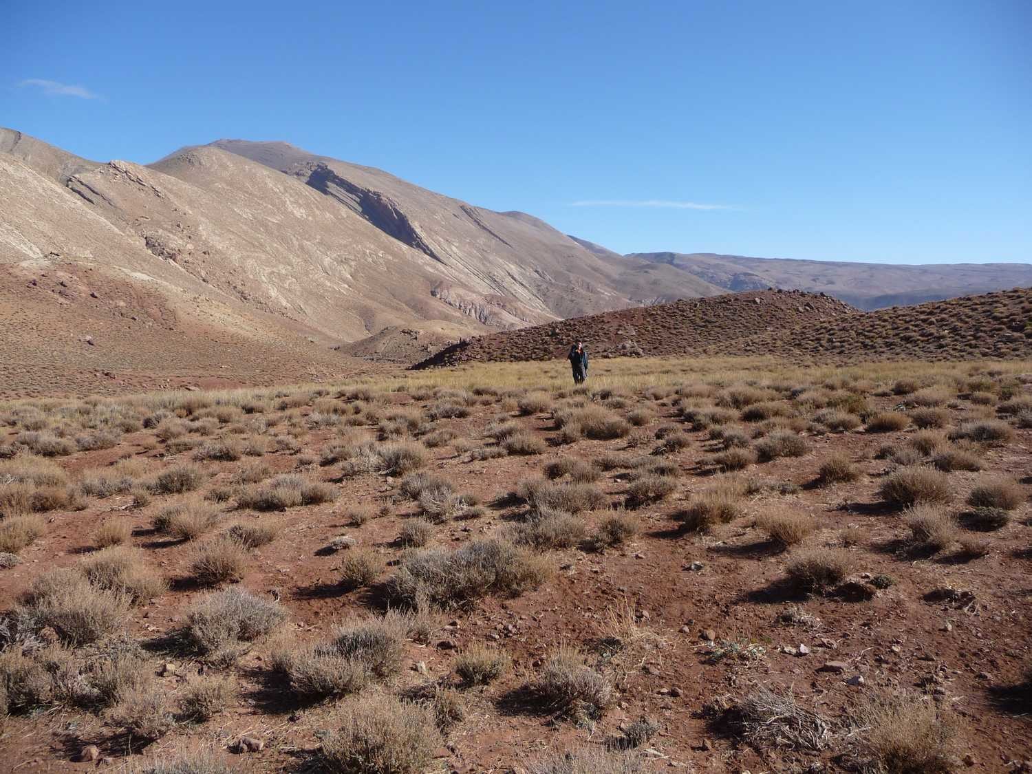 arrivée au col au fond l'aghomar