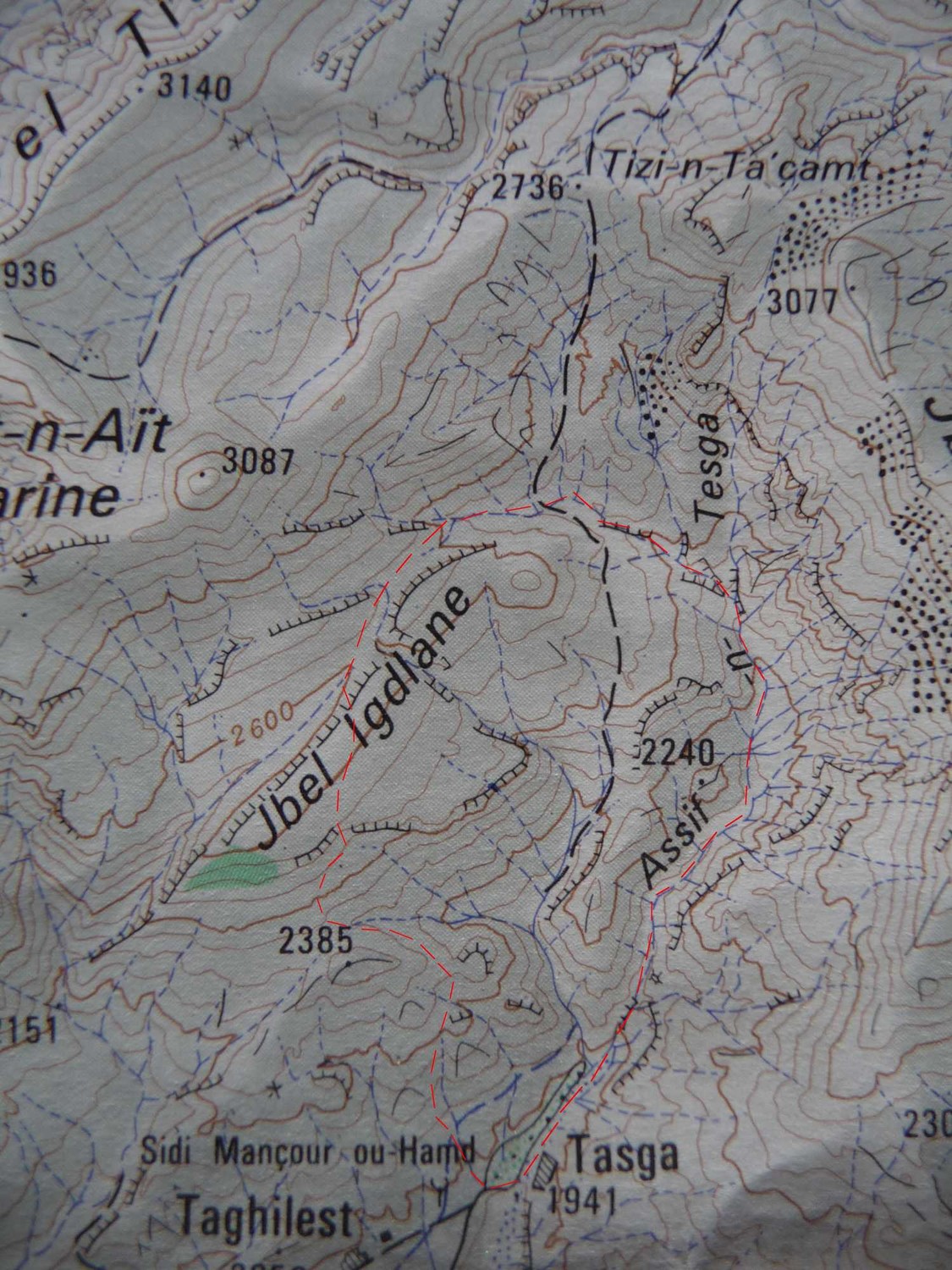 jbel igdlane gorges assif n tesga itinéraire