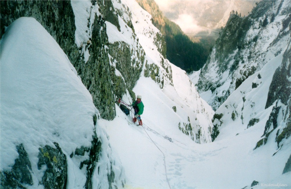 Au dessus de la longueur de glace