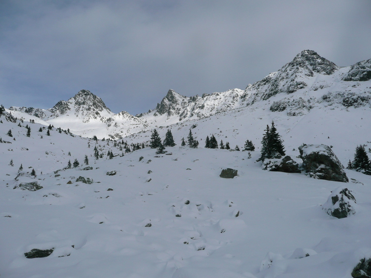 Au niveau du Habert d'Aiguebelle : pas mal de cailloux