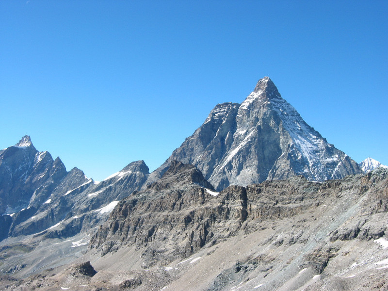 Cervin depuis le Theodulpass