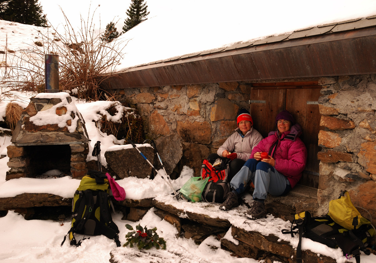 Pause de midi à Schrina