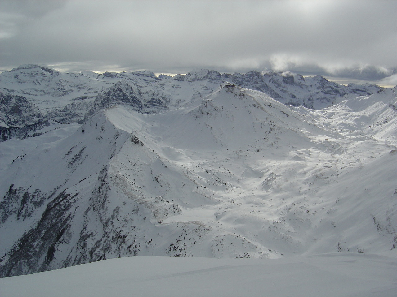 Au sommet de Cornebois, la Pointe des Mossettes