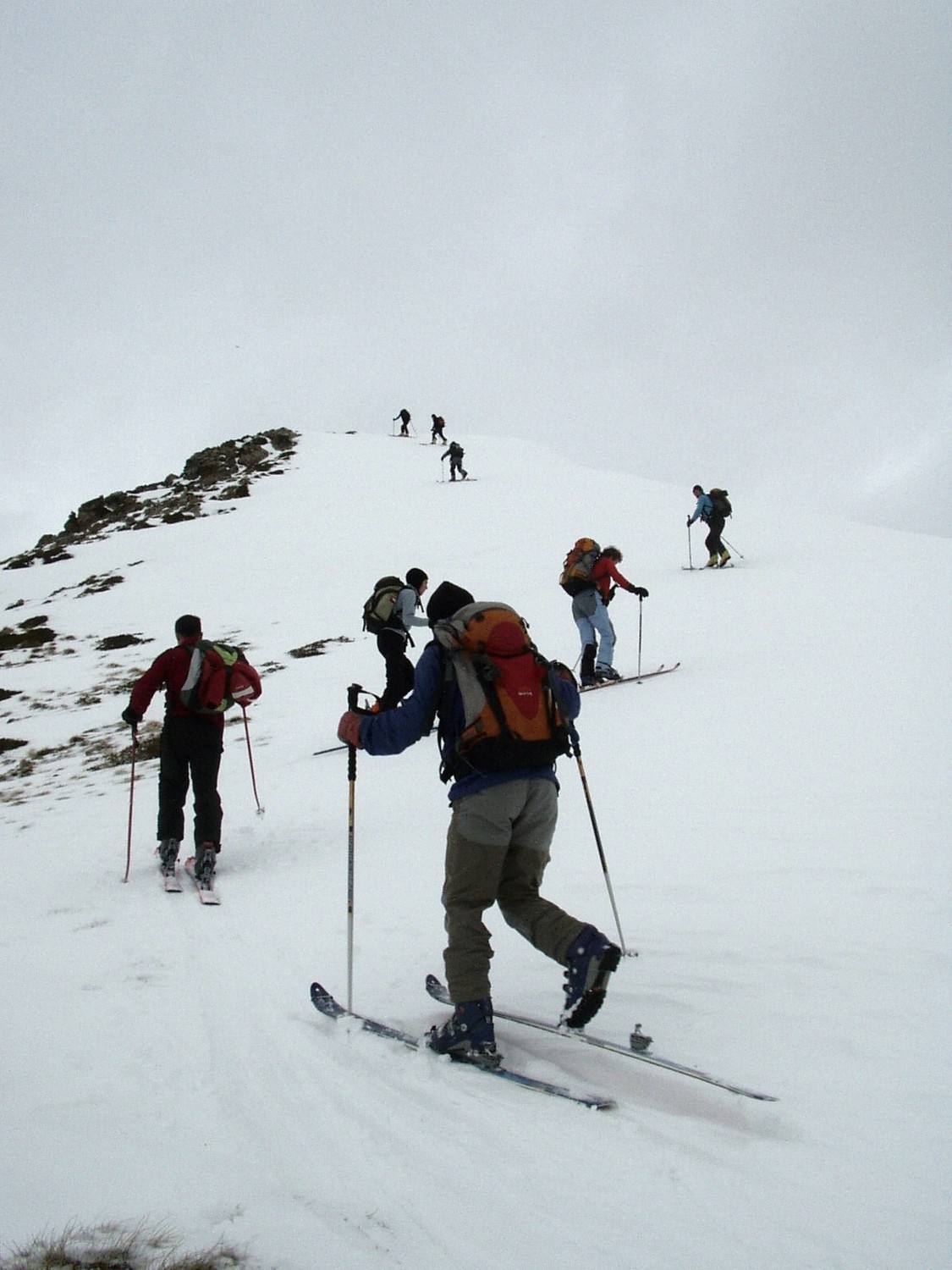 Crête vers le sommet