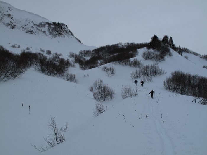 Montée sous la Tête d'AUFFERAND