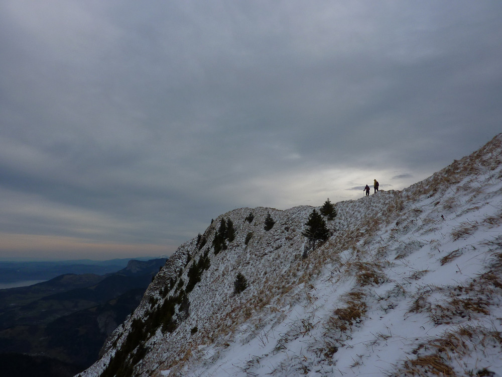 Les filles sur l'arête