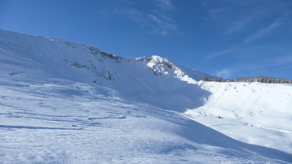 Les Monges, combe nord.