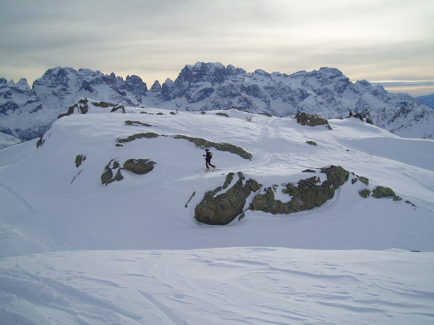 Di fronte al gruppo del Brenta