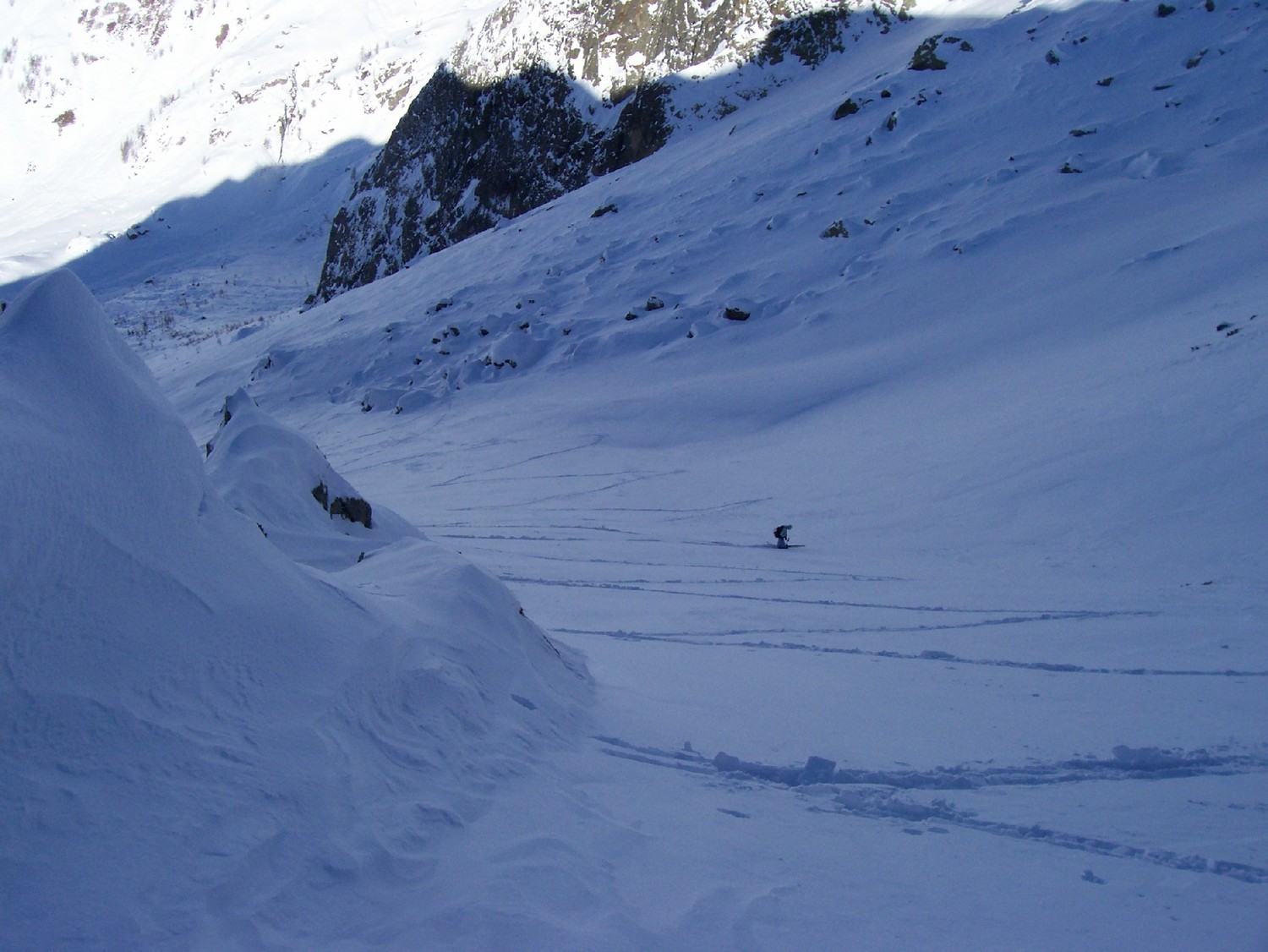 Monia nel canalone