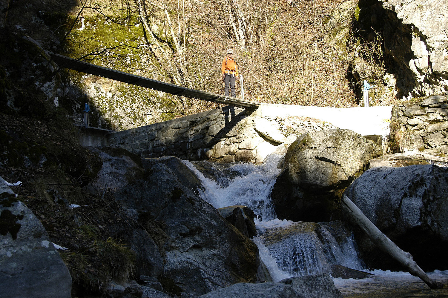 Traversée rivière