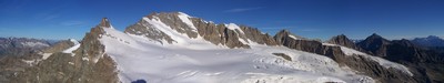 Vue sur le Grand Paradis depuis la Testa della Tribolazione