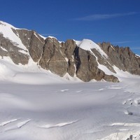 Vue sur le Grand Paradis depuis la Testa della Tribolazione