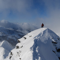 Magica atmosfera sulla Cima Vallocci 2510 m