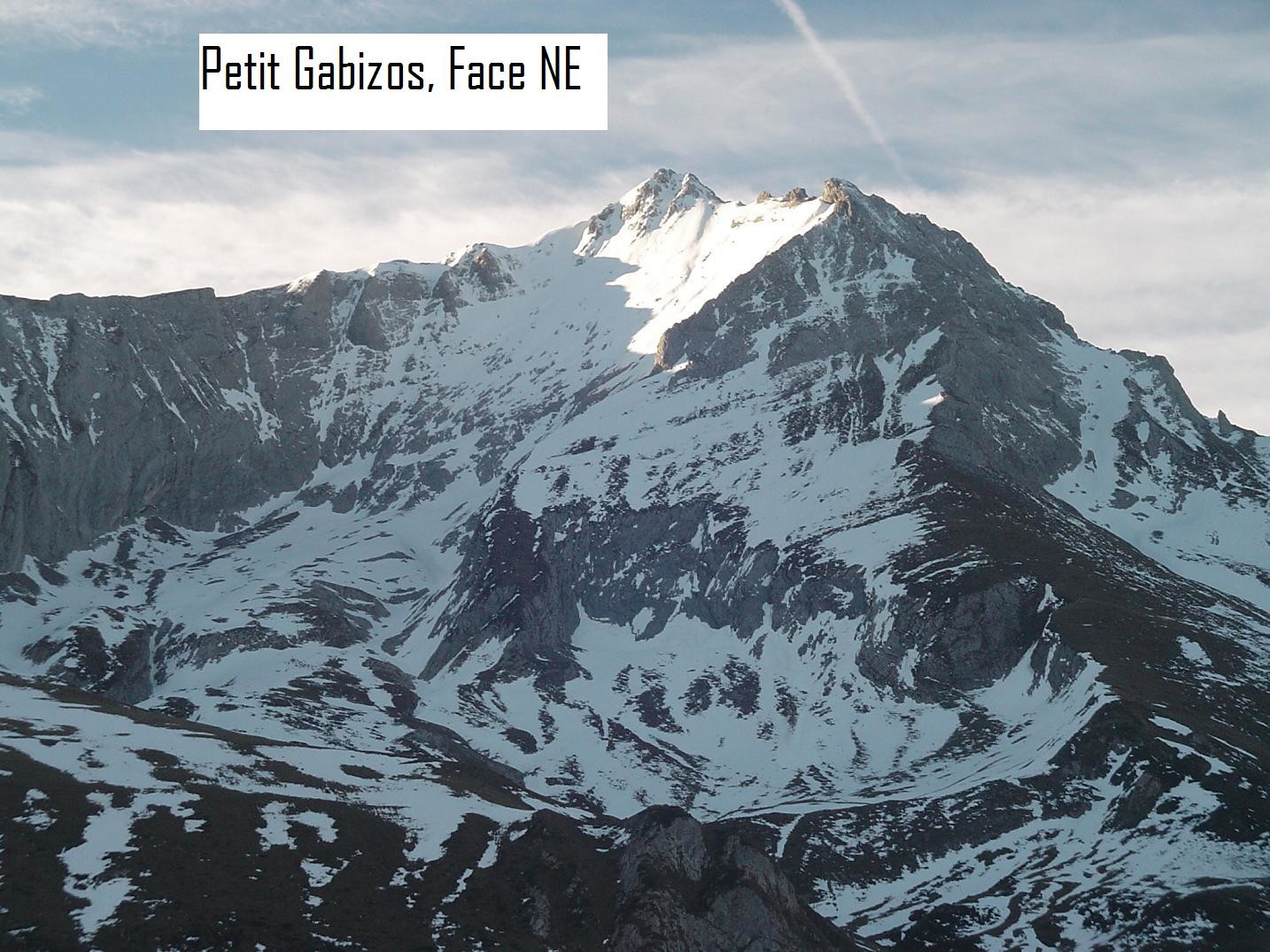 la Face NE du Petit Gabizos
