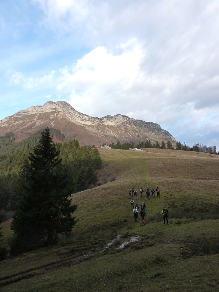 Départ pour le Mt Colombier