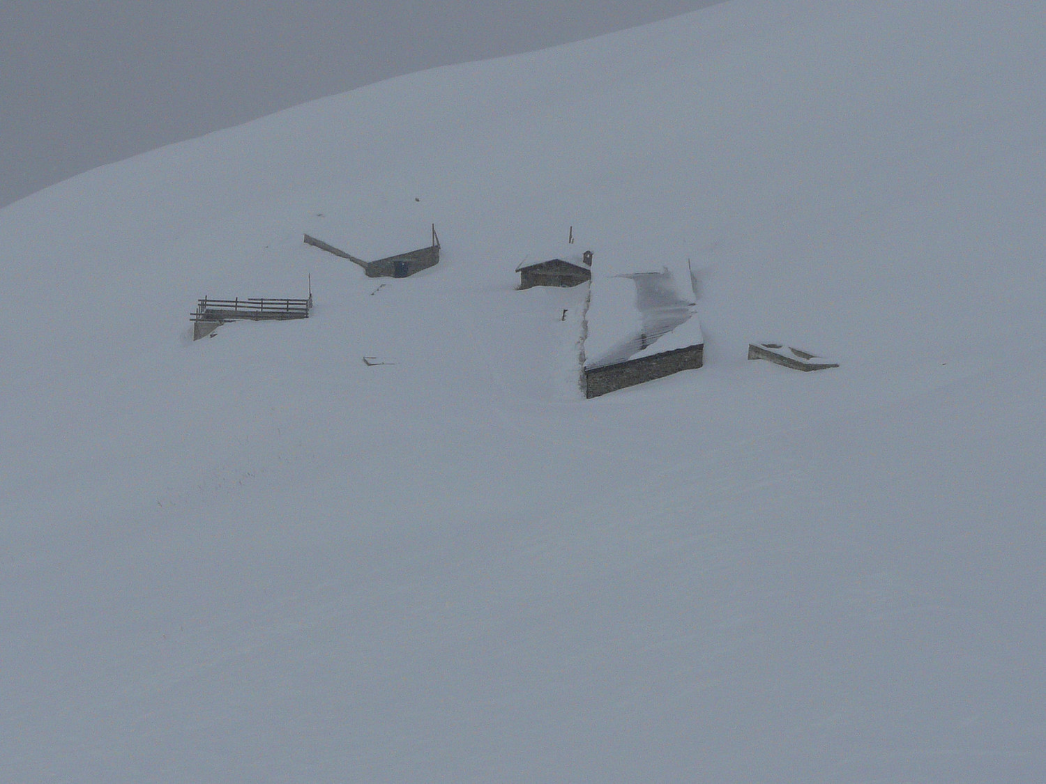 Tramail des Ors sous le col Fetita (Val d'Aoste)