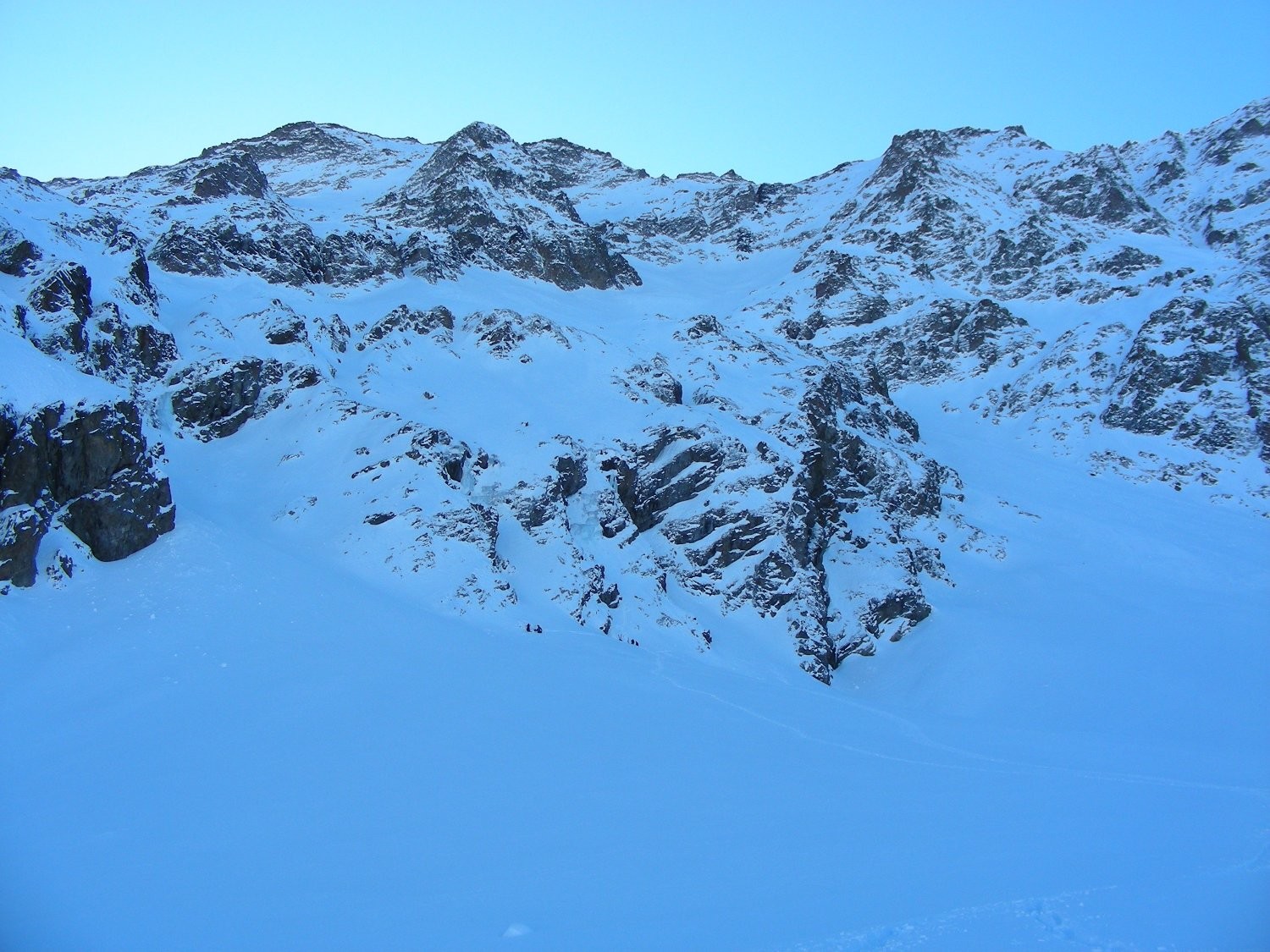 Aperçu général des cascades de la combe de Laurichard