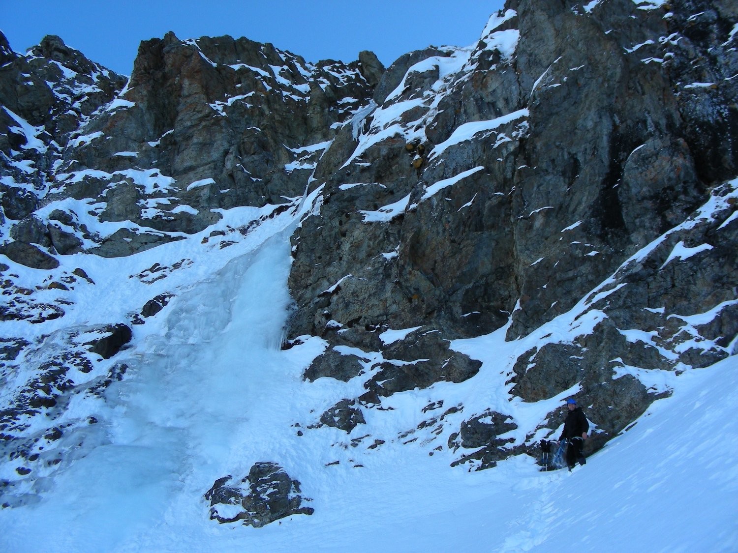 La cascade "Bleu" du Laurichard.