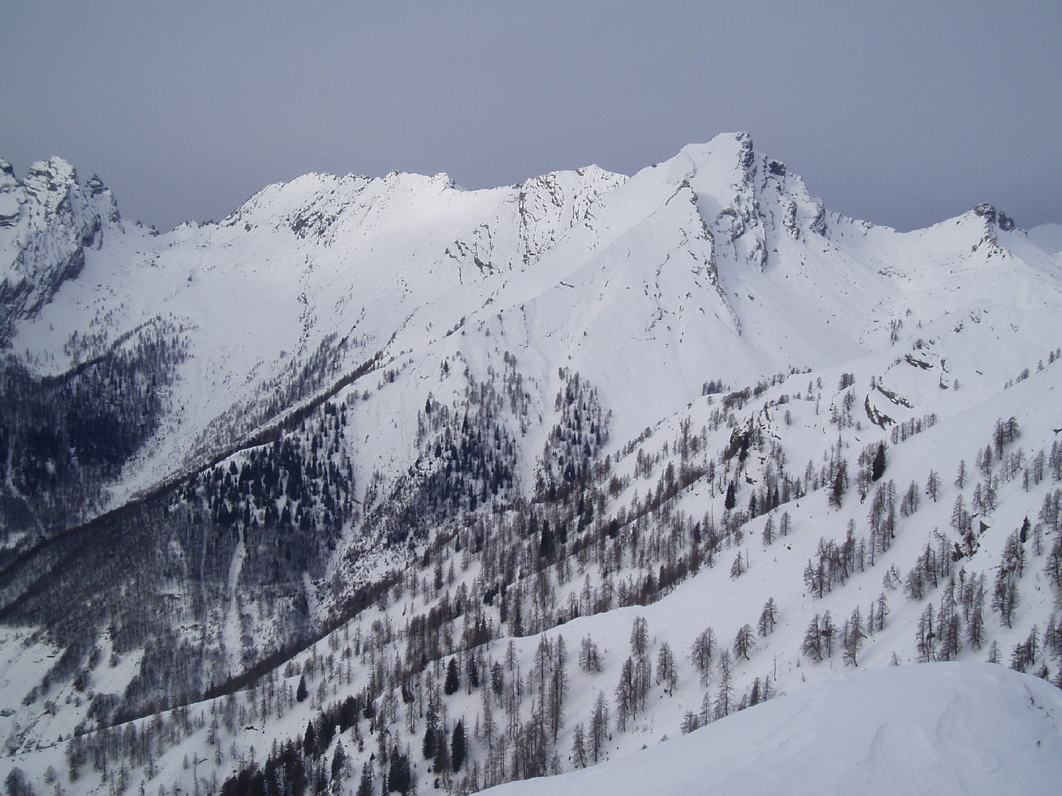 Pioda di Crana, lato sud della Val Vigezzo