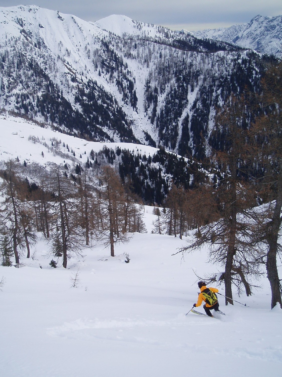 Discesa sul lato est