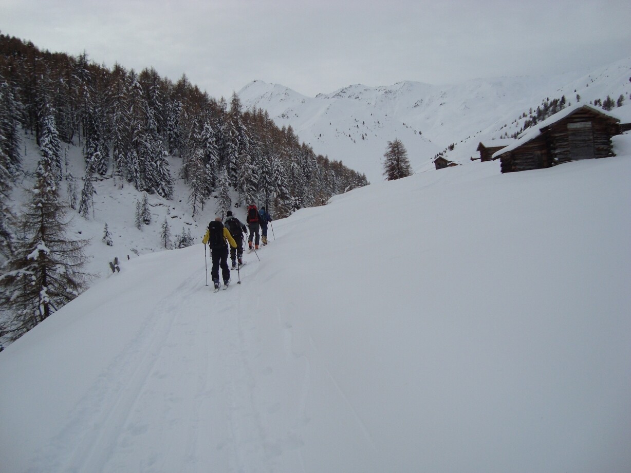 Salendo al Grionkopf; alla partenza